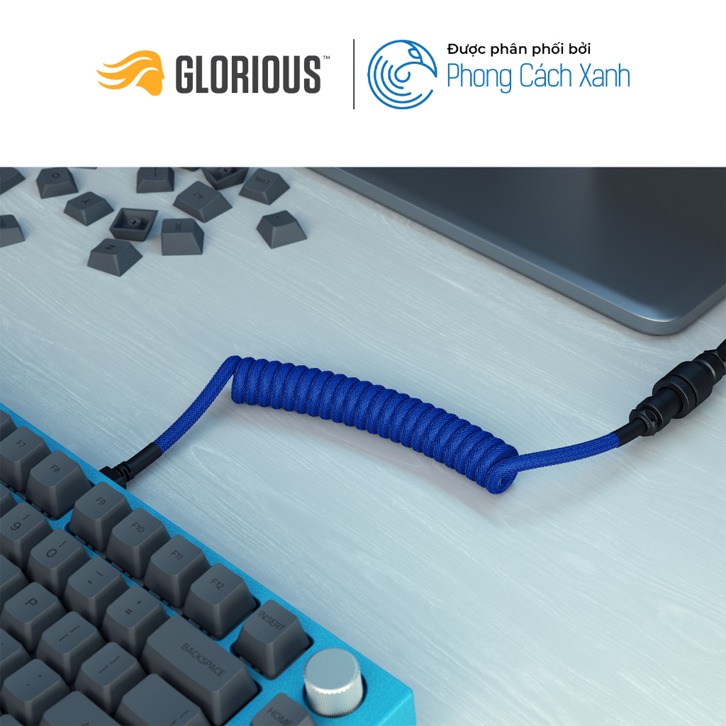 Cáp bàn phím cơ USB-C Artisan Glorious Coiled Cable - Hàng chính hãng