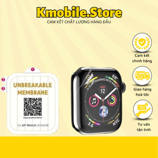 Miếng dán dẻo skin ppf apple watch phục hồi trầy xước size 38 40 42 44 41 45mm kmobile.store