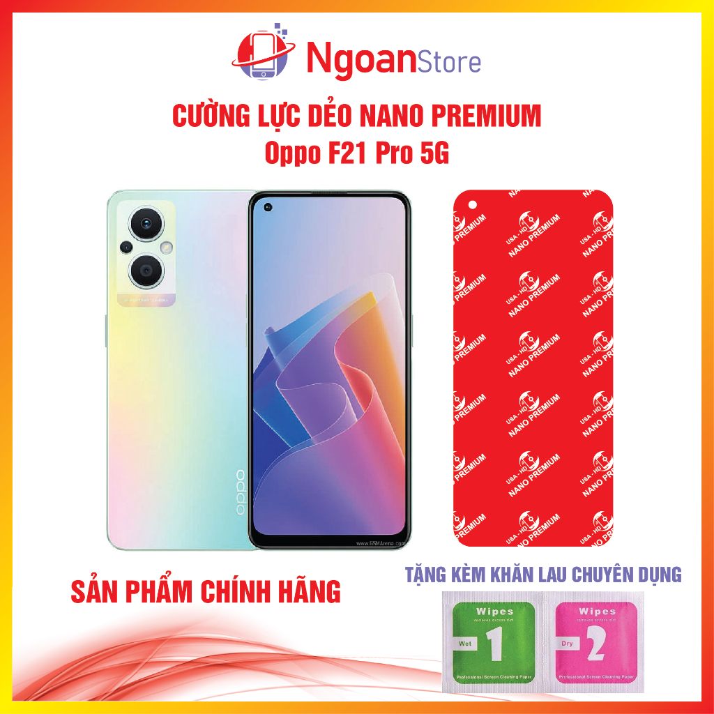 Cường lực dẻo Nano cho điện thoại Oppo F21 Pro 5G - Ngoan Store