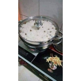 Nồi hấp inox 2 tầng đa năng