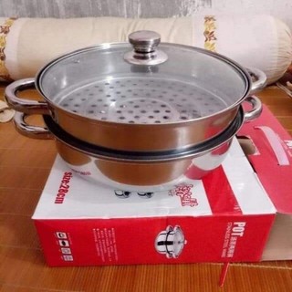 Nồi hấp inox 2 tầng đa năng