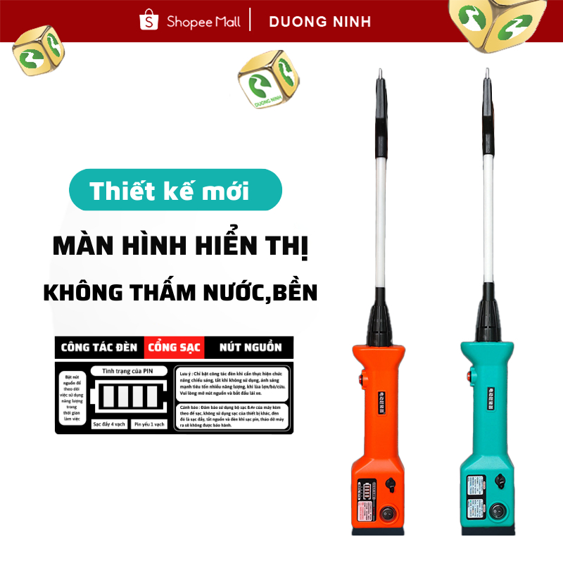 Roi đuổi heo bằng điện Dương Ninh nâng cấp màn hình hiển thị pin 20.000mAh RDH83