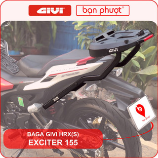 Baga Givi Gắn Thùng Sau Givi Cho Exciter 155 - Cảng Trợ Lực GIVI HRX Y16ZR / Exciter155 - Bạn Phượt