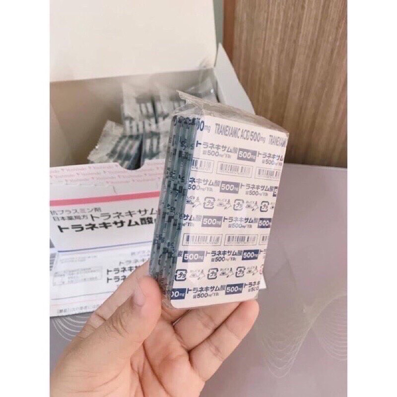 Viên uống trắng da, mờ thâm nám Transamin 500mg Nhật Bản