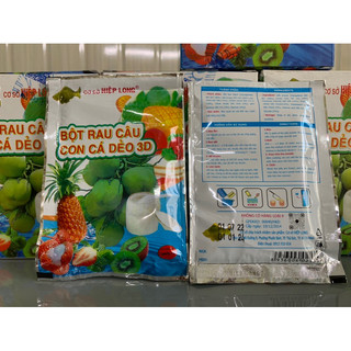 BỘT THẠCH RAU CÂU CON CÁ DẺO ( HỘP 12GÓI )