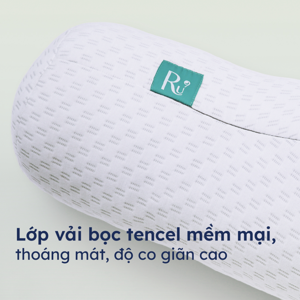 Gối Ôm Ru9 Phiên Bản Mới, Thiết Kế Công Thái Học, Sử Dụng Chất Liệu Foam Mềm Mại, Giúp Thoải Mái Khi Ôm & Ngủ Ngon