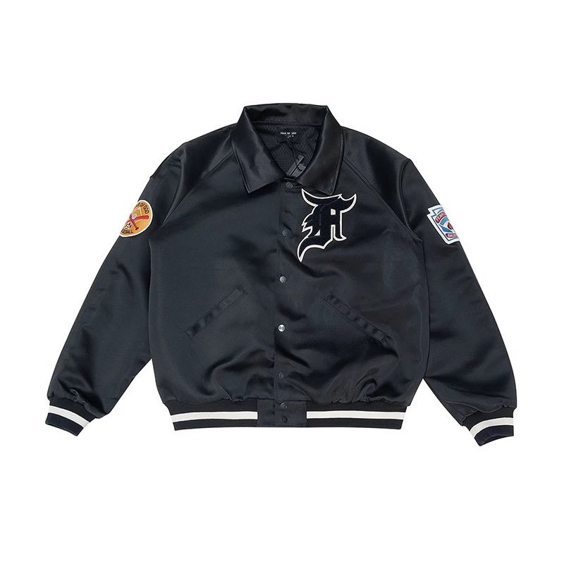 Áo khoác fear of god FOG bản Trung cao cấp fulltag logo thêu, cúc khắc logo hãng.