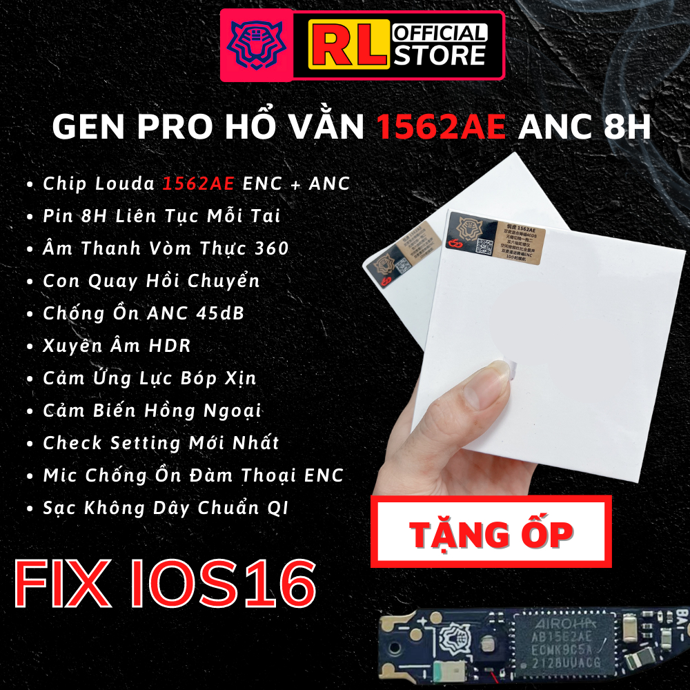 Tai Nghe ApPro Louda Hổ Vằn 1562AE ANC Pin 8H