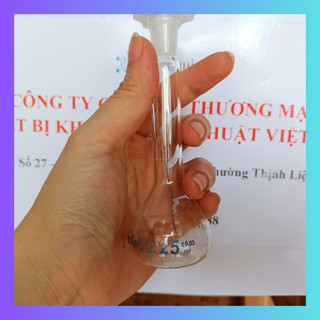 Bình định mức thủy tinh trắng