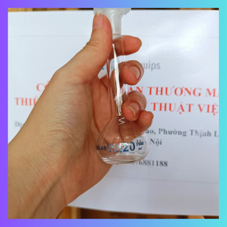 Bình định mức thủy tinh trắng