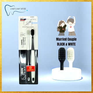 Bàn chải cặp đôi Black & White Vietsun