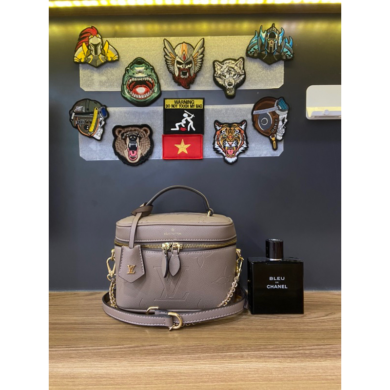 Túi si da thật hiệu LV cốp