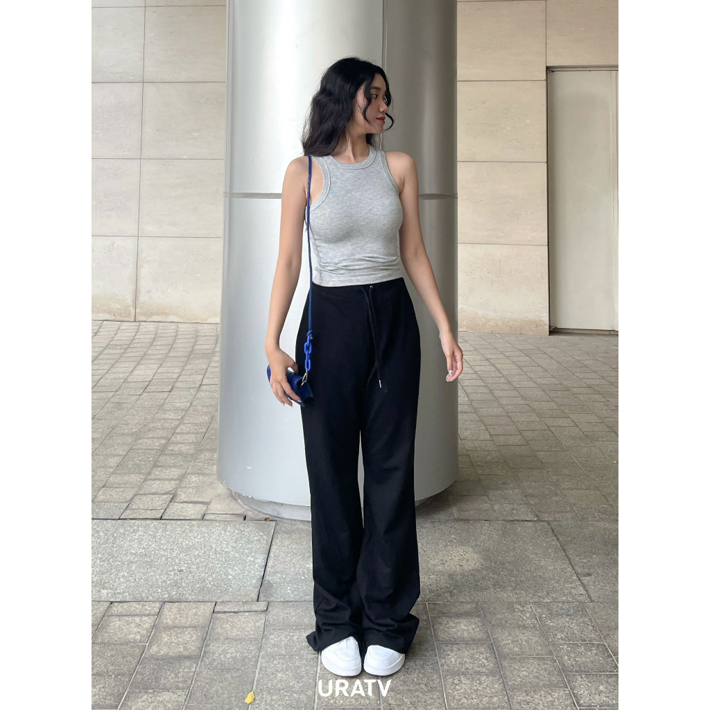 [ẢNH THẬT - CÓ SẴN ] Quần THUN loe dài trơn màu URATV