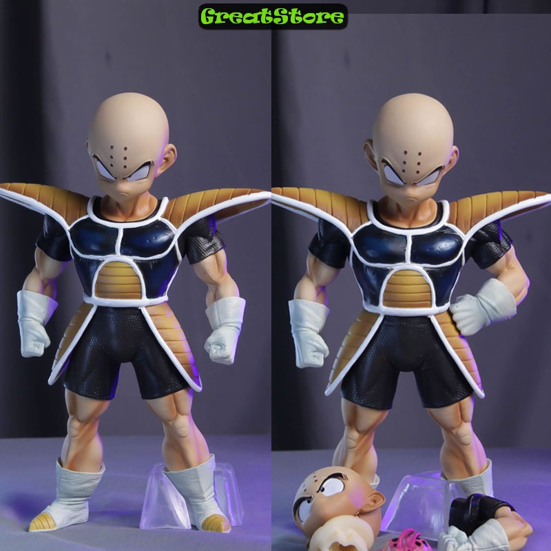 Mô hình Dragon Ball Krilin Namek và Gohan Namek 2 đầu, 2 bộ tay , kèm ếch Figure DBZ 20 cm và 16 cm