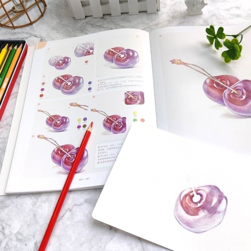 VẼ Chì màu đồ ăn nhiều mẫu