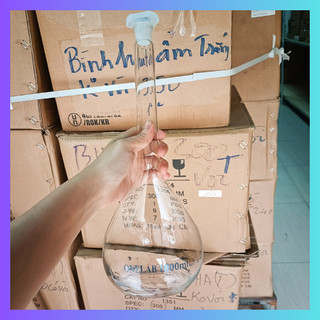 Bình định mức thủy tinh trắng