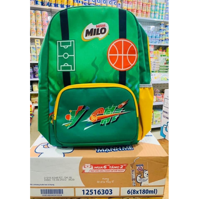 Balo chống gù MILO cấp 1- cấp 2