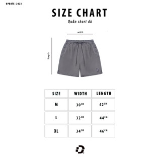 QUẦN SHORT - DÙ THÊU BASIC HIDDEN ESSENTIAL UNISEX