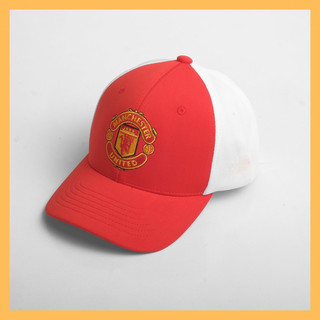 Mũ lưỡi trai Cao cấp Clb Manchester United Màu Đỏ trắng Phối nỉ Thoáng khí.