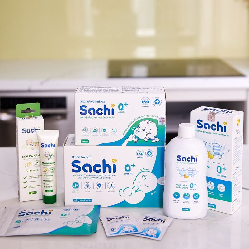 Kem đa năng SACHI Tuýp 20g, Kem chống hăm cho bé, Dưỡng Ẩm Làm Dịu Mát Da - Chính hãng