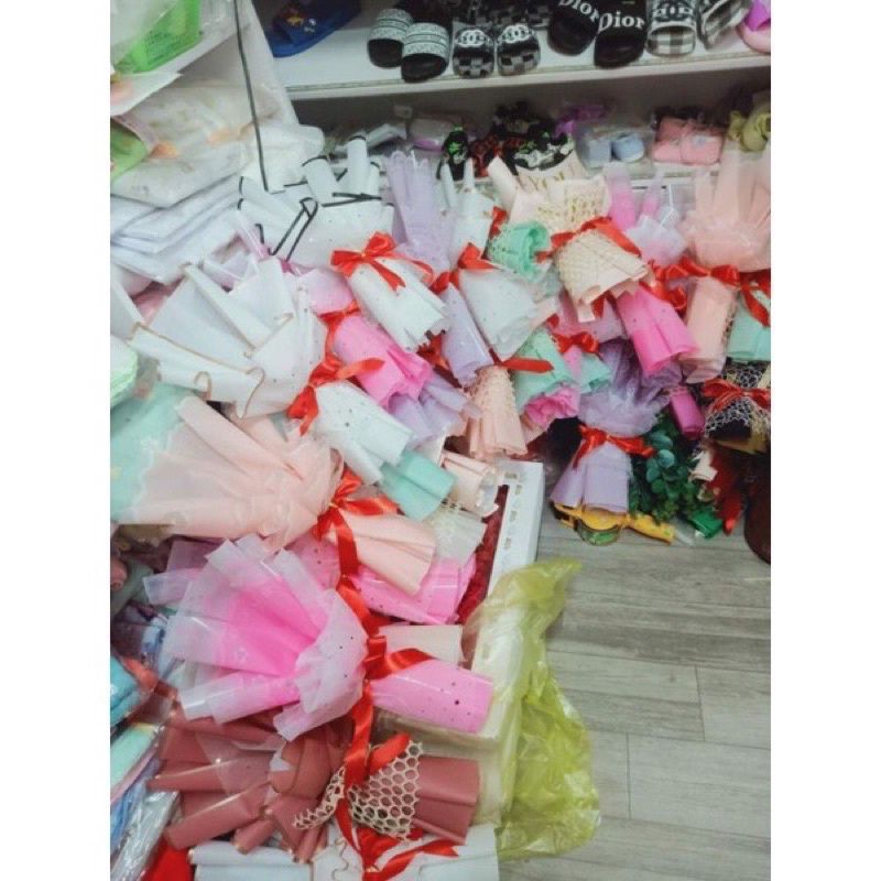 Cốt hoa bó sẵn ,hoa thành phẩm 1-3 bông hoa sáp