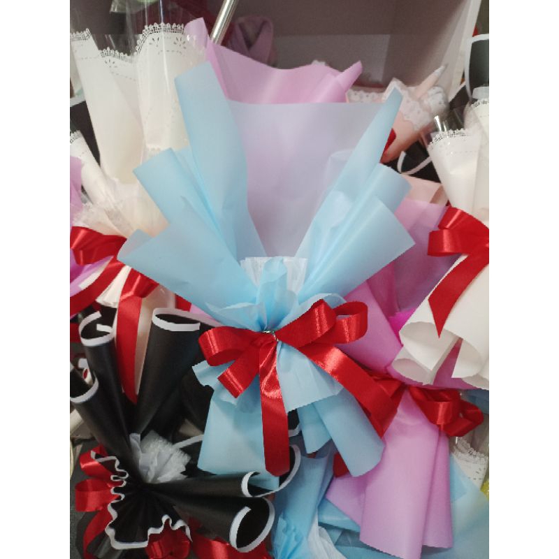 Cốt hoa bó sẵn ,hoa thành phẩm 1-3 bông hoa sáp