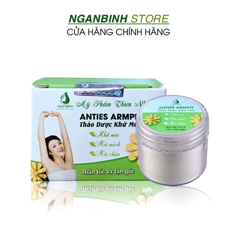Thảo Mộc Đánh Bay Các Vấn Đề Hôi Nách Hôi Chân Hiệu Quả - Thảo Dược Thiên Nhiên Hôi Nách Hôi Chân Ngân Bình