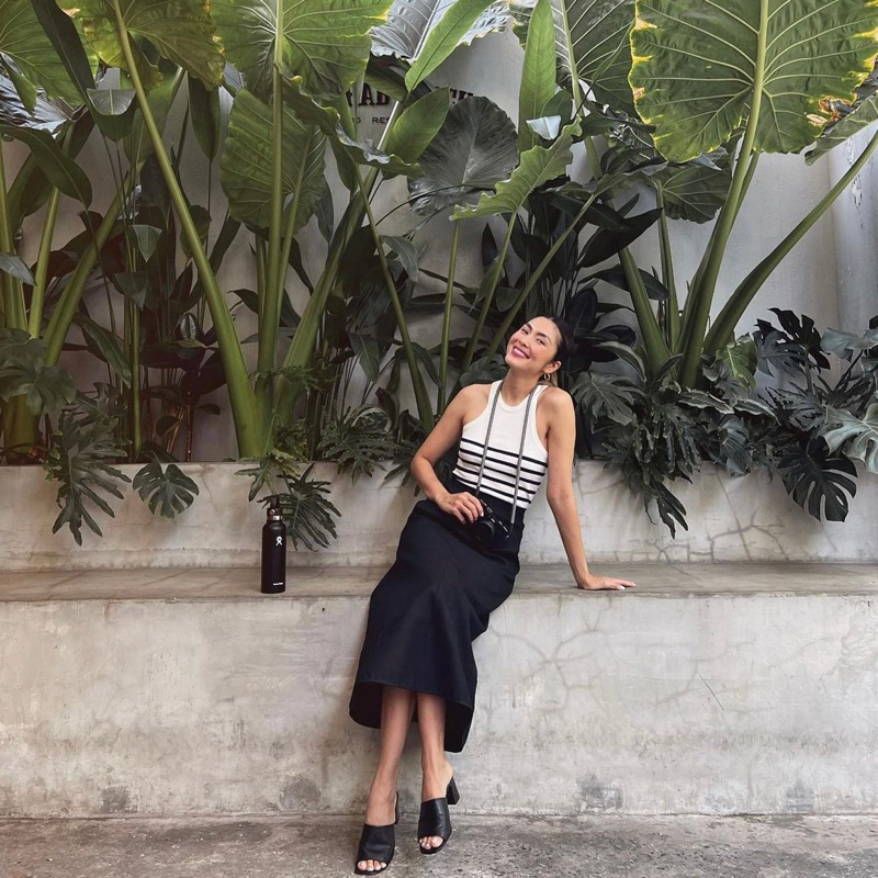 Áo ba lỗ dệt kim hoạ tiết kẻ Za.ra