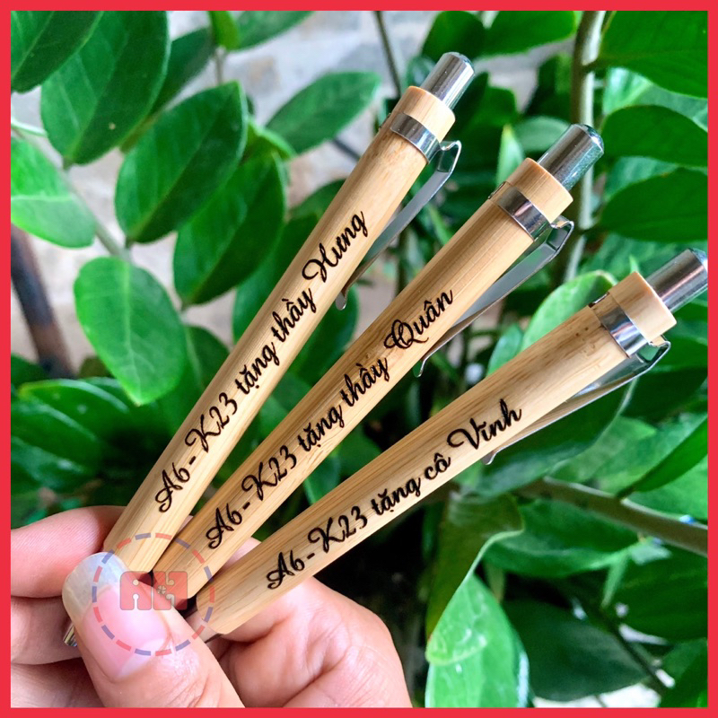 Bút bi tre đẹp khắc tên theo yêu cầu