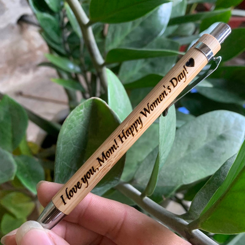 Bút bi tre đẹp khắc tên theo yêu cầu