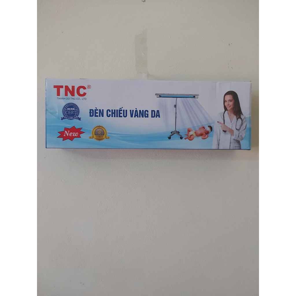 Đèn chiếu vàng da trẻ sơ sinh TNC  có chân bánh xe