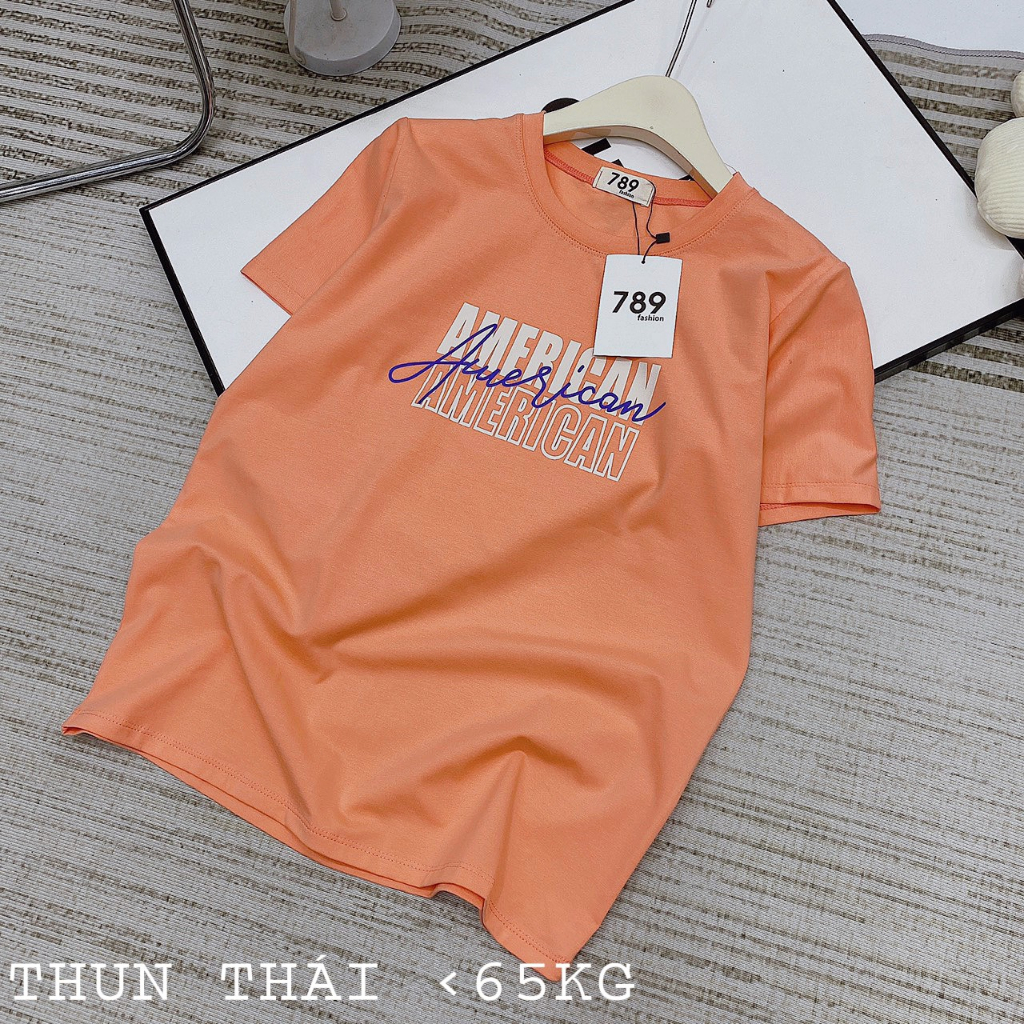 Áo Thun Thái Cao Cấp Vải Mền Mịn Thấm Hút - Áo Phông Nữ Chữ American YUNA