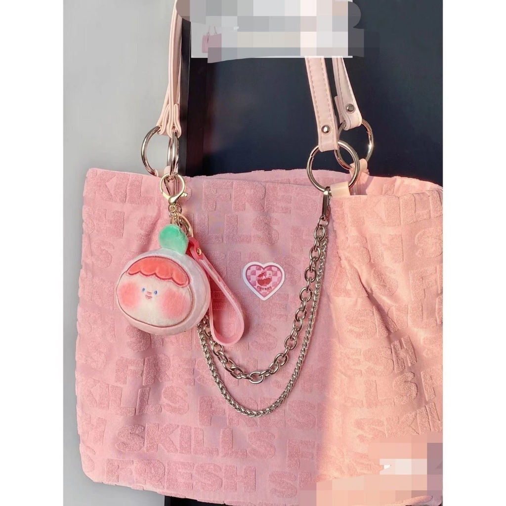 Túi tote đeo vai màu hồng ngọt ngào