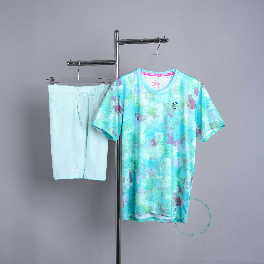 [Ảnh thật] [Chính hãng] Bộ thể thao Tennis Bidi Badu Kovu Tech Tee Mint Green Dark Grey