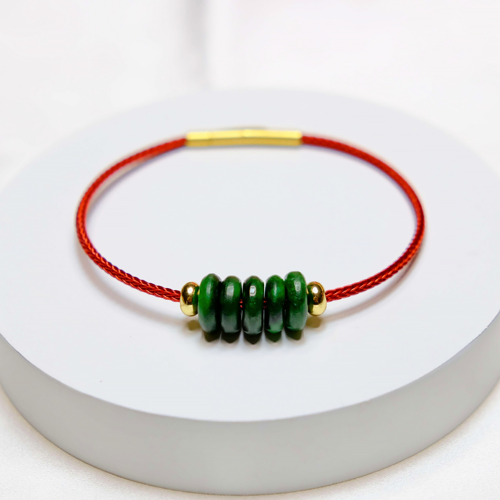 Vòng tay Ngũ Điếu CT Sơn Thuỷ May mắn Tài lộc UPCARA VTBL002