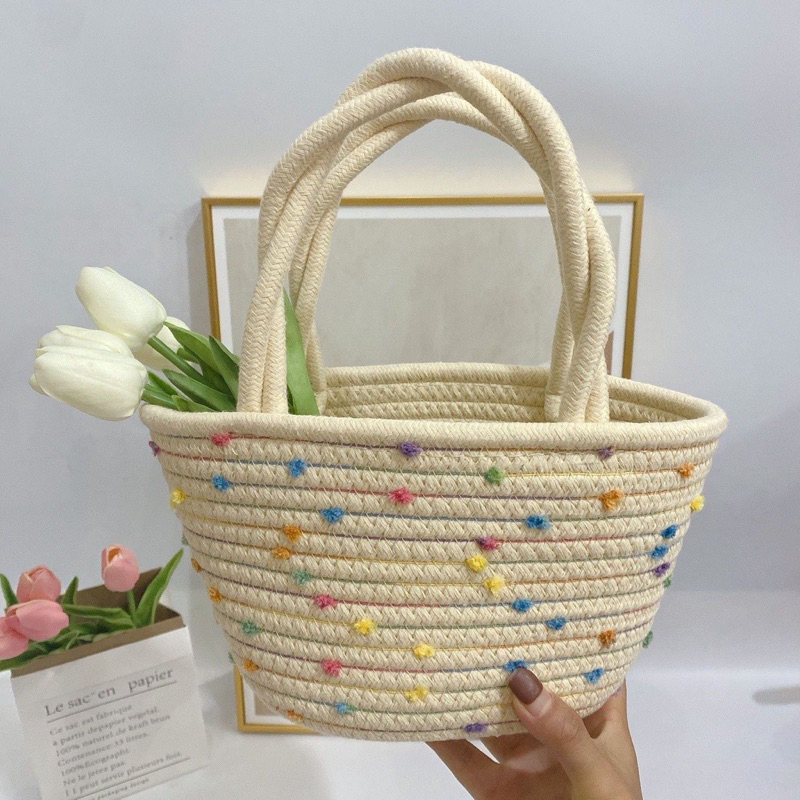 Túi Cối Đan Tay Thủ Công Thời Trang MÙa Hè