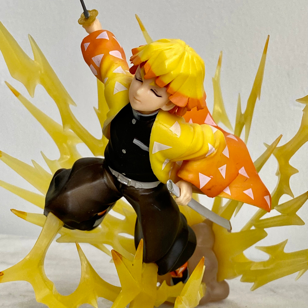 Mô hình Agatsuma Zenitsu cao 19cm - Zenitsu mô hình - kimetsu no yaiba zenitsu chém điện