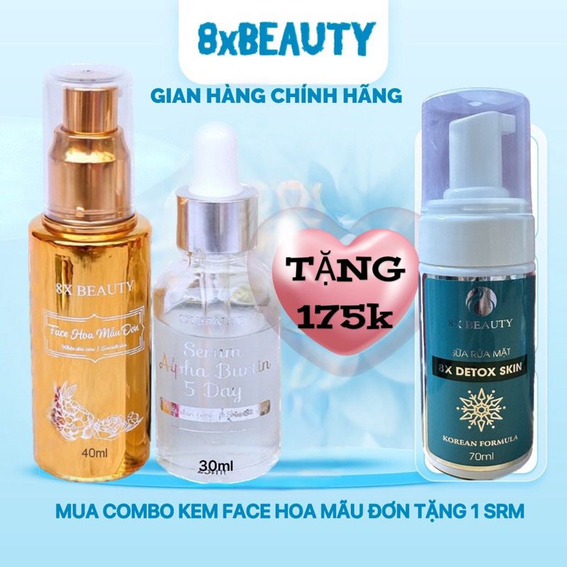 KEM FACE MẪU ĐƠN PHÂN TỬ NƯỚC + SERUM KÍCH TRẮNG DATE 2025