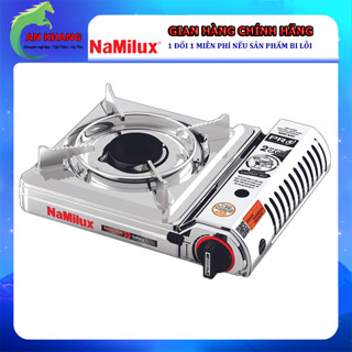 Bếp Gas Mini Inox Namilux PL-2021AS Tự Động Ngắt Ga - Hàng Chính Hãng (Bảo Hành 12 Tháng)