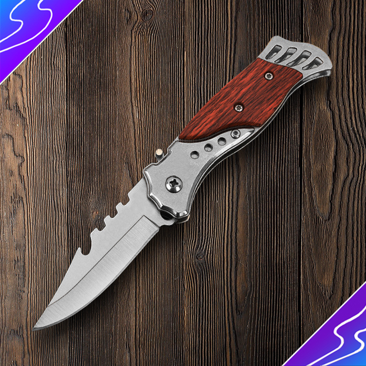 Dao phượt bấm BROWNING MINI cắt gọt hoa quả gấp gọn bỏ túi tiện lợi đi rừng cao cấp