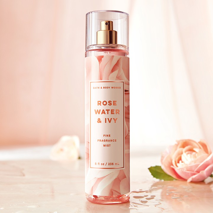Xịt thơm cơ thể Rose Water Ivy - Bath & Body Works BBW BODY MIST