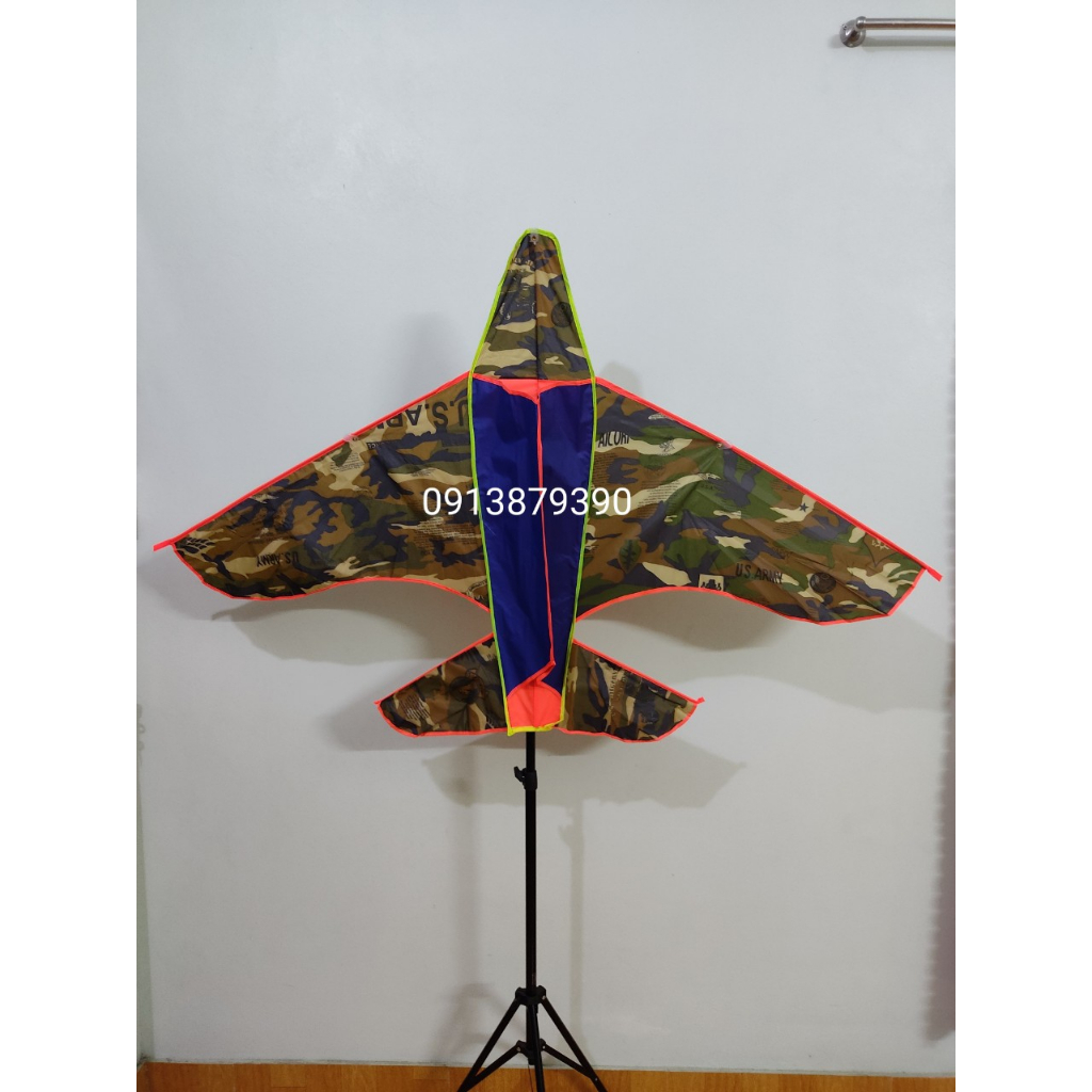 Diều máy bay rằn ri 150cm tặng tay cầm và 50m dây