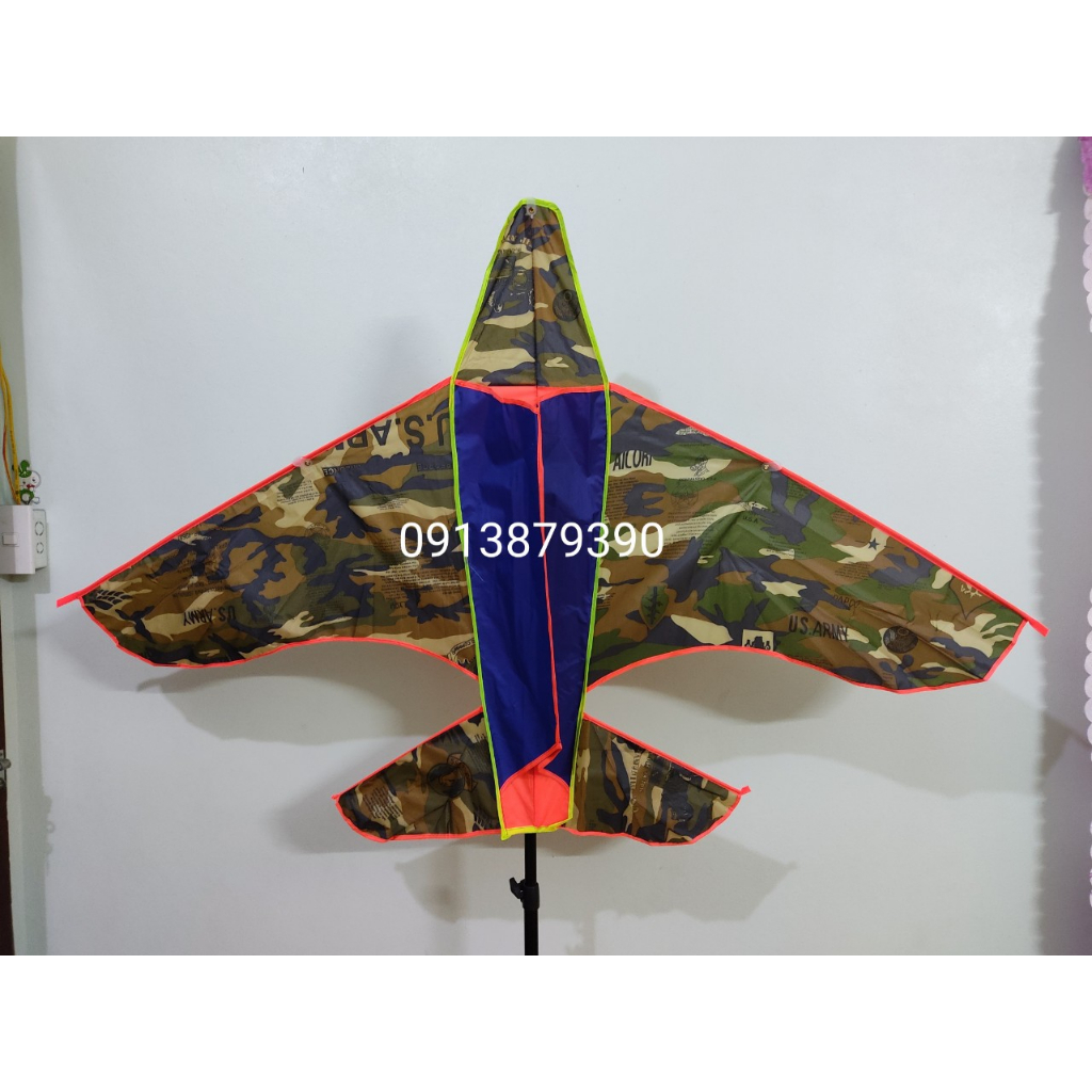 Diều máy bay rằn ri 150cm tặng tay cầm và 50m dây