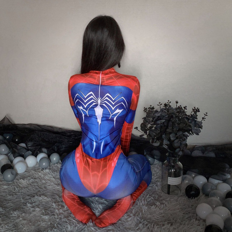 Set đồ ngủ liền thân Cosplay Người Nhện siêu tôn dáng L090 Nhà Kho TuTu | BigBuy360 - bigbuy360.vn