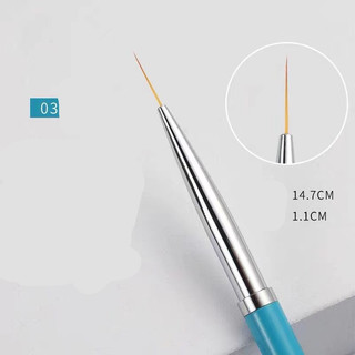 Cọ nét vẽ nail, cọ vẽ móng tay cơ bản (bộ 3 cọ) tập vẽ nail