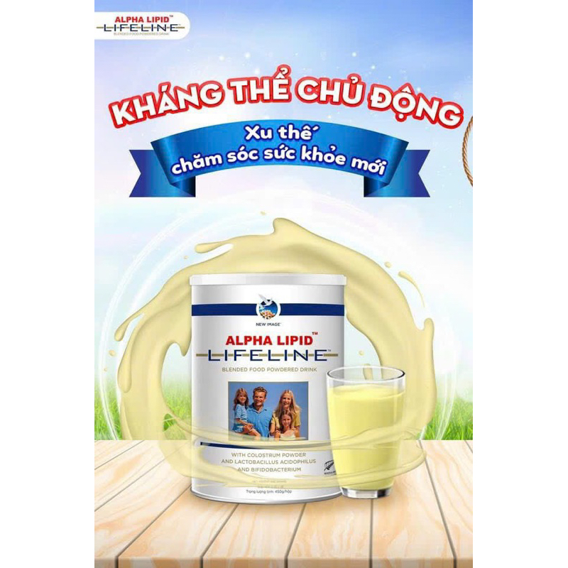 Sữa non ALPHA LIPID LIFELINE 450G