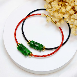 Vòng tay phong thuỷ may mắn lu thống sơn thuỷ chạm hoạ tiết UPCARA