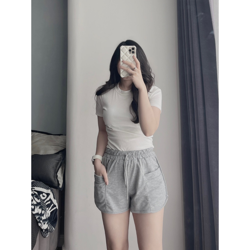 SET 3 QUẦN ĐÙI NỮ 2 TÚI TRƯỚC