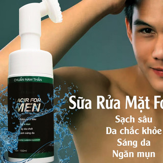 (mẫu mới) Sữa Rửa Mặt Nam Drlacir dr Lacir For Men ,Chai 150ml,chăm sóc da,Giúp làm sạch da mặt,loại bỏ bã nhờn