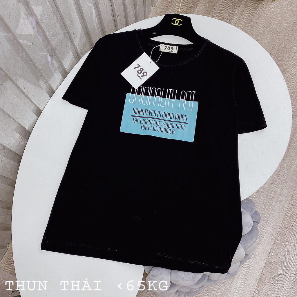 Áo Thun Thái Nữ Cao Cấp Chất Xịn Đẹp Mịn Mát MIYUNA Mã Hình Gấu Xinh Xắn